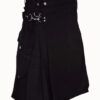 Cargo Black Utility Kilt Black Kilt