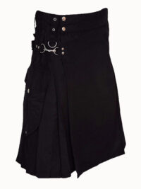 Cargo Black Utility Kilt - Black Kilt - Men Black Kilt 3 Cargo Black Utility Kilt Black Kilt