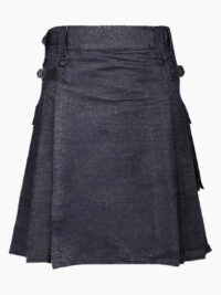 Black Denim Kilt F