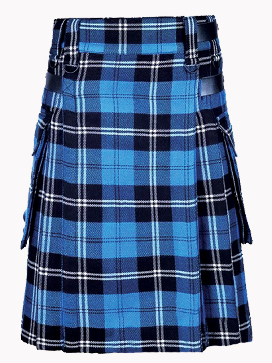 Lautreamont Ramsay Blue Tartan Kilt F
