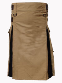 Brown and Black Utility Kilt 3 Brown and black Utility Kilt f