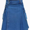 Dark Blue Denim Kilt. F