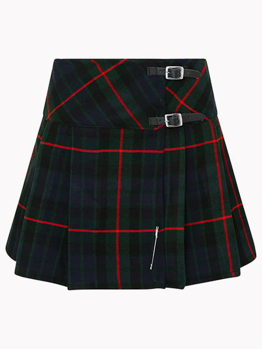 Women Gun Tartan Skirt F 1