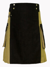 Black and Khaki Utility Kilt 3 black and khaki Utility Kilt f