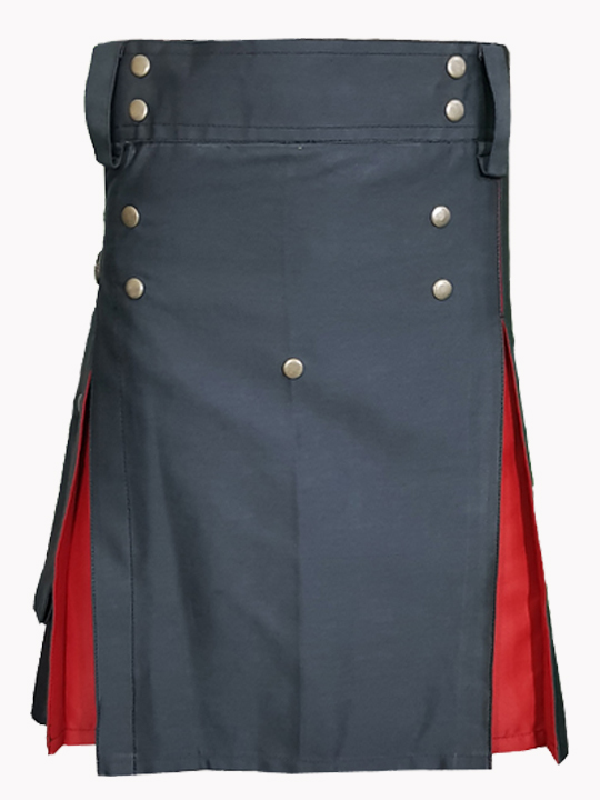 black and red hybrid kilt f