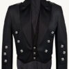 Black Prince Charlie KIlt Jacket F 1