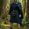 Black Watch Tartan Great Kilt Front