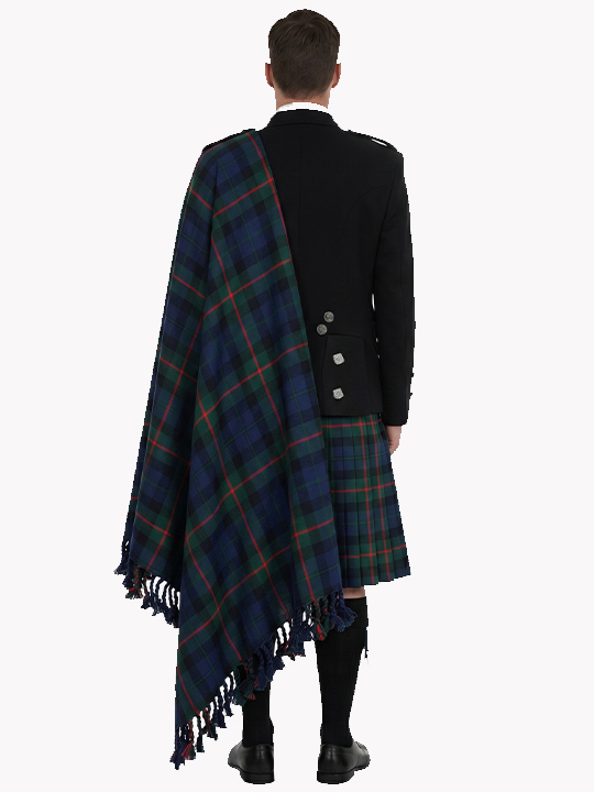 Gordon Tartan Fly Plaid. Back