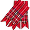 Royal Stewart tartan flashes. SF