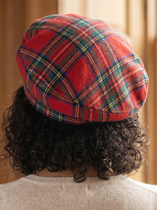 Women Royal Stewart Tartan Cap b