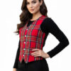 Women Royal Stewart Tartan Vest f