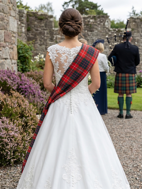 fraser tartan kilt Sashe b