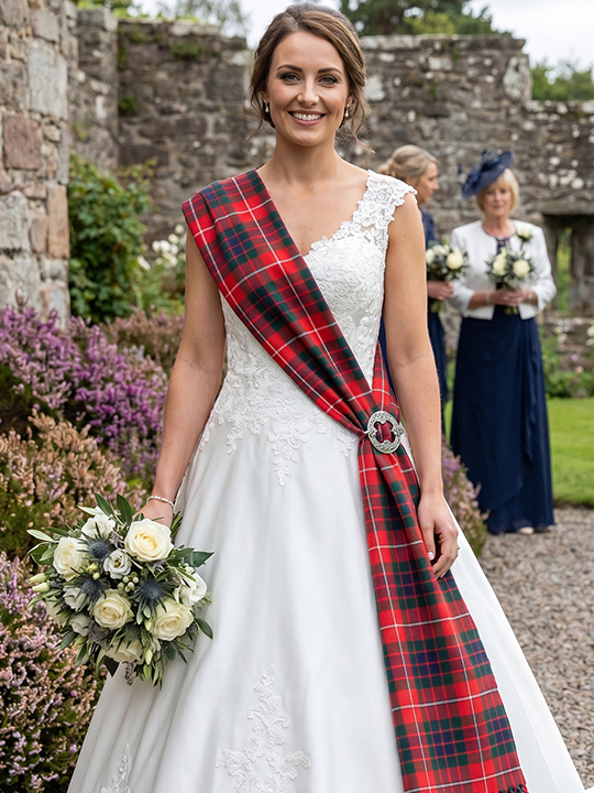 fraser tartan kilt Sashe f