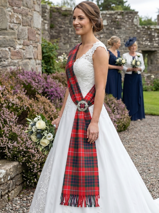 fraser tartan kilt Sashe s