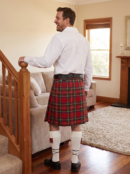 Royal Stewart Casual Kilt Outfit