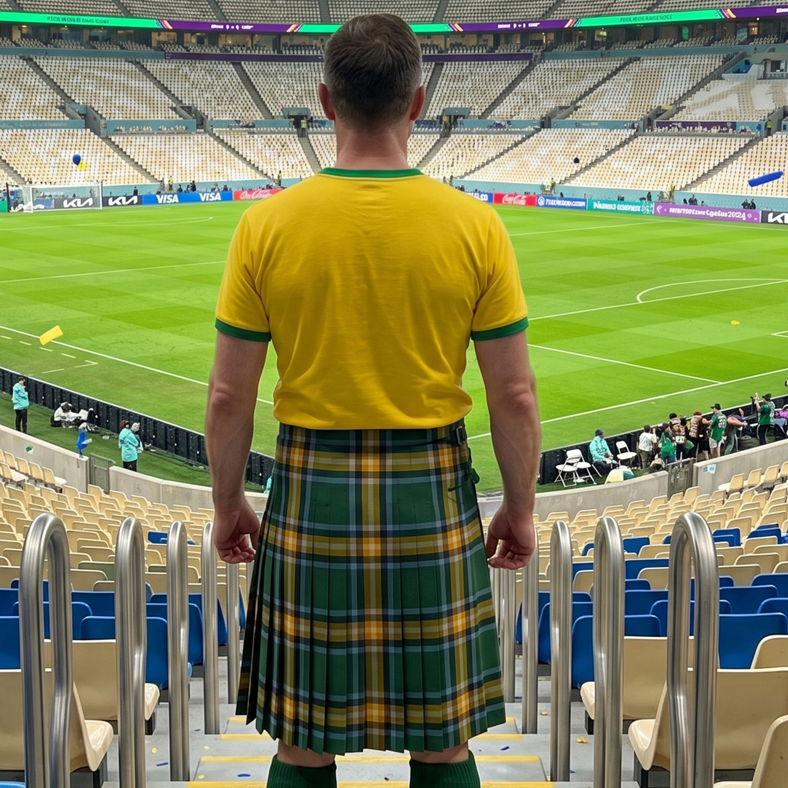 Spirit of Brazil Tartan Kilt