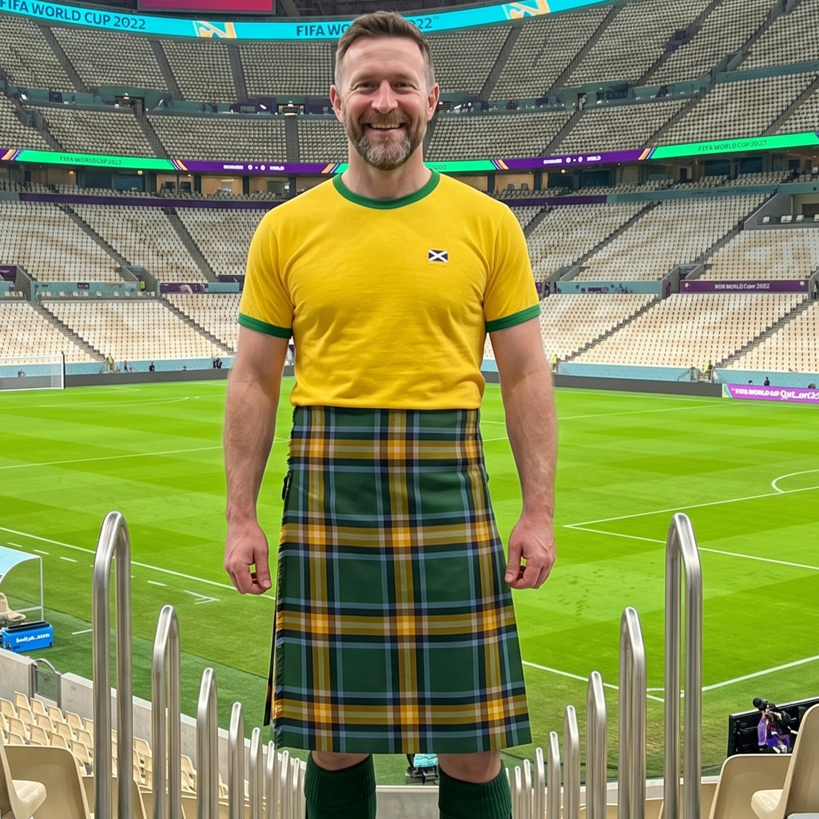 Spirit of Brazil Tartan Kilt