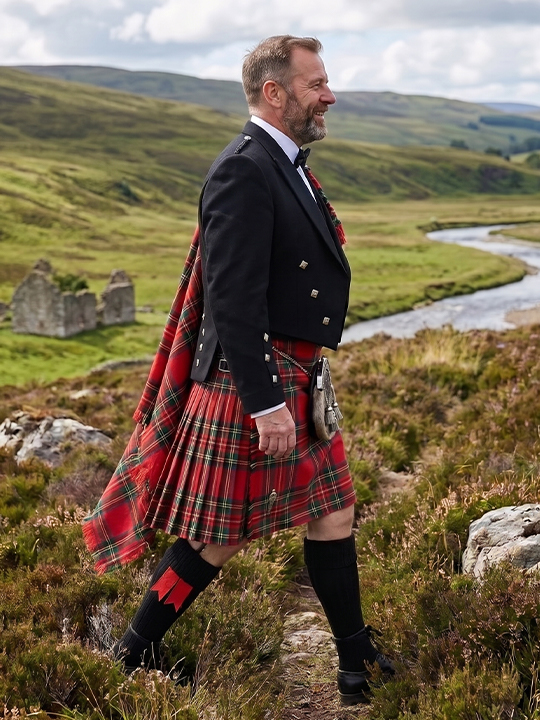 royal-stewart-tartan-prince charlie -kilt-outfit royal-stewart-tartan-prince charlie -kilt-outfit